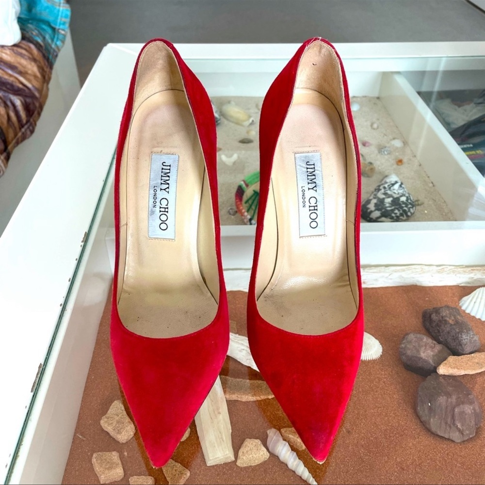 Jimmy Choo Red Pumps